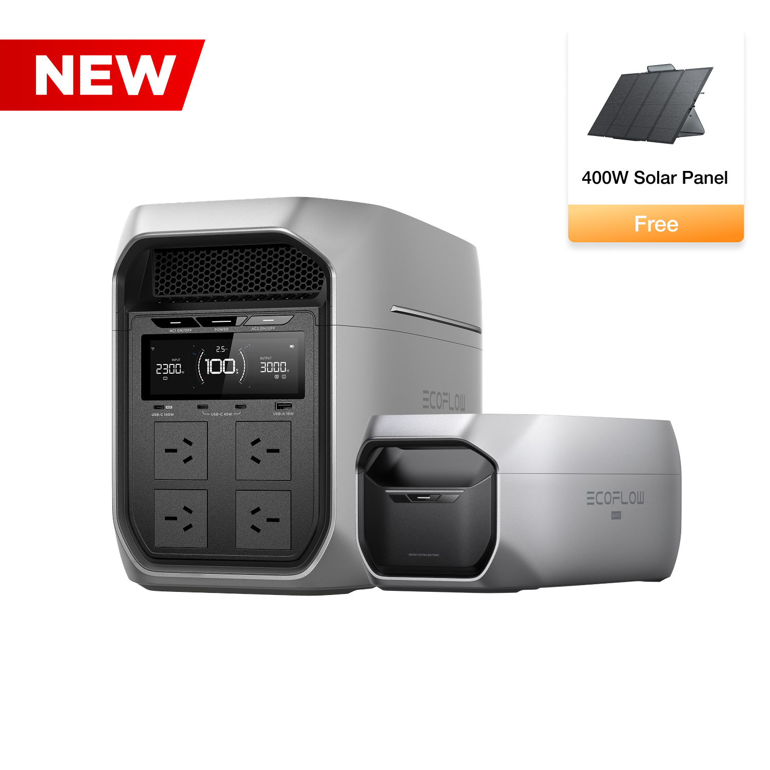 Load image into Gallery viewer, EcoFlow DELTA 3 Max Plus Portable Power Station