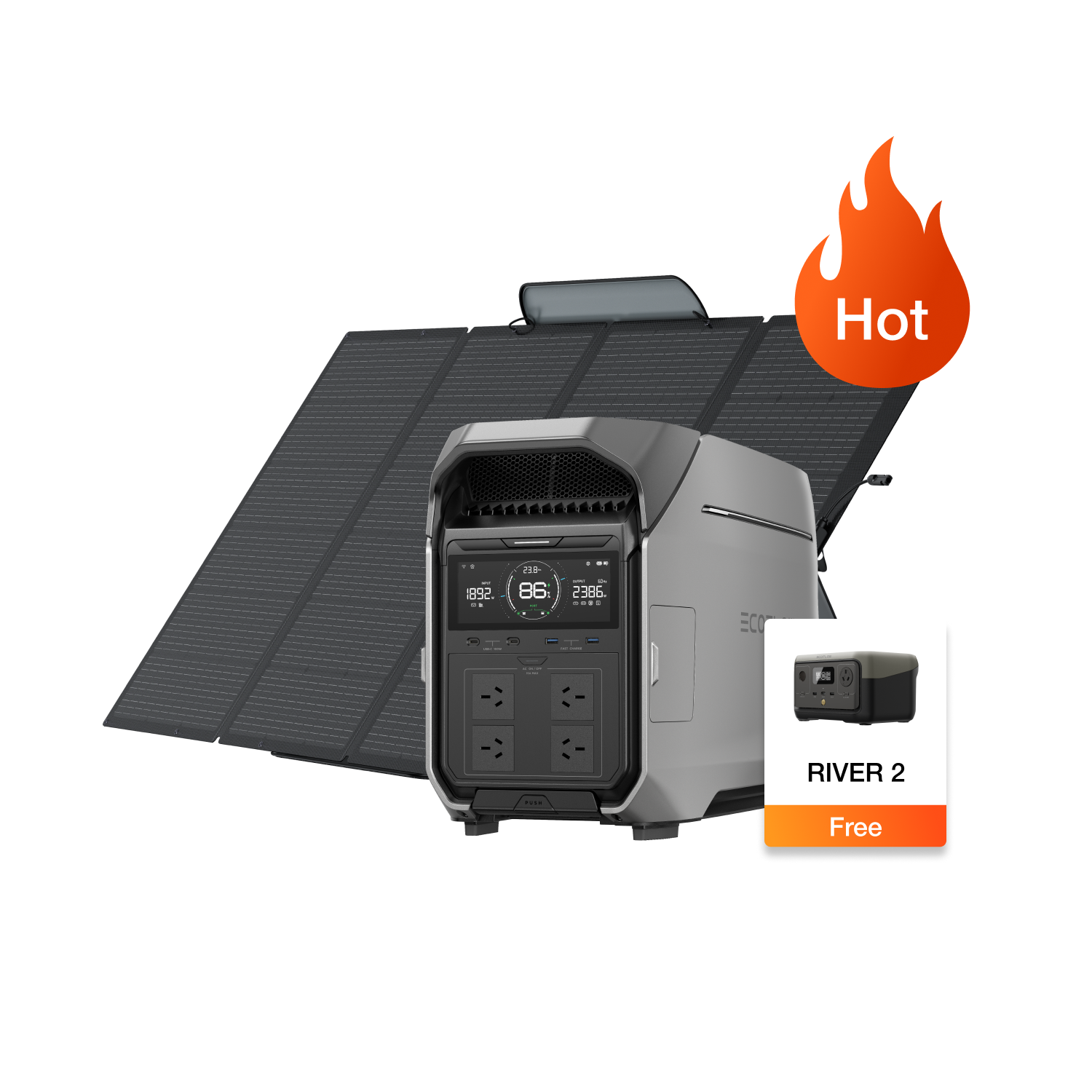 Load image into Gallery viewer, EcoFlow DELTA Pro 3 Portable Power Station