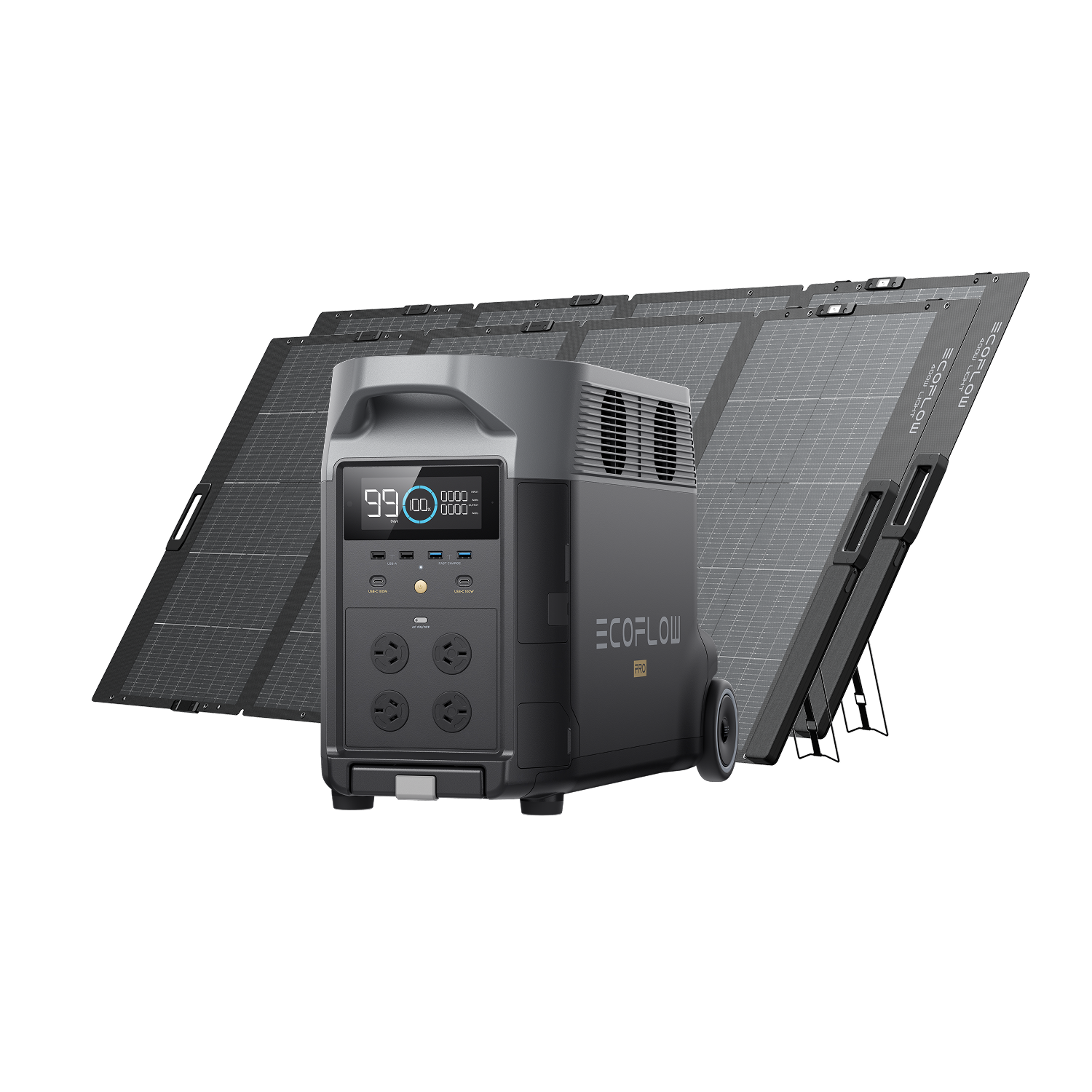 Load image into Gallery viewer, EcoFlow DELTA Pro Solar Generator (PV400W)