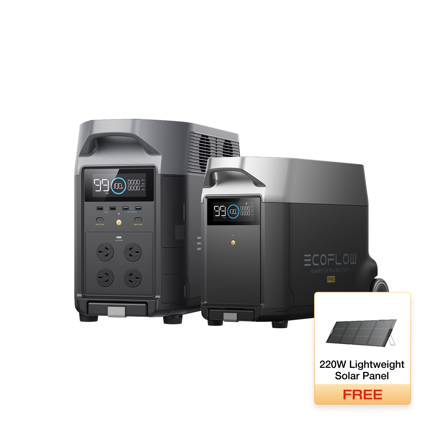 Load image into Gallery viewer, EcoFlow DELTA Pro Portable Power Station