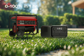 4 charging options, safely charge 0-100% in 1 hr