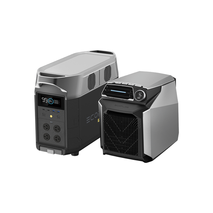 EcoFlow WAVE Portable Air Conditioner + EcoFlow DELTA Pro + Adapter + DM Extra Battery Cable