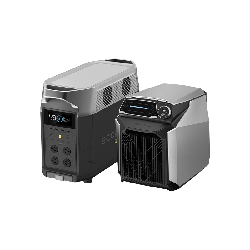 Load image into Gallery viewer, EcoFlow WAVE Portable Air Conditioner + EcoFlow DELTA Pro + Adapter + DM Extra Battery Cable
