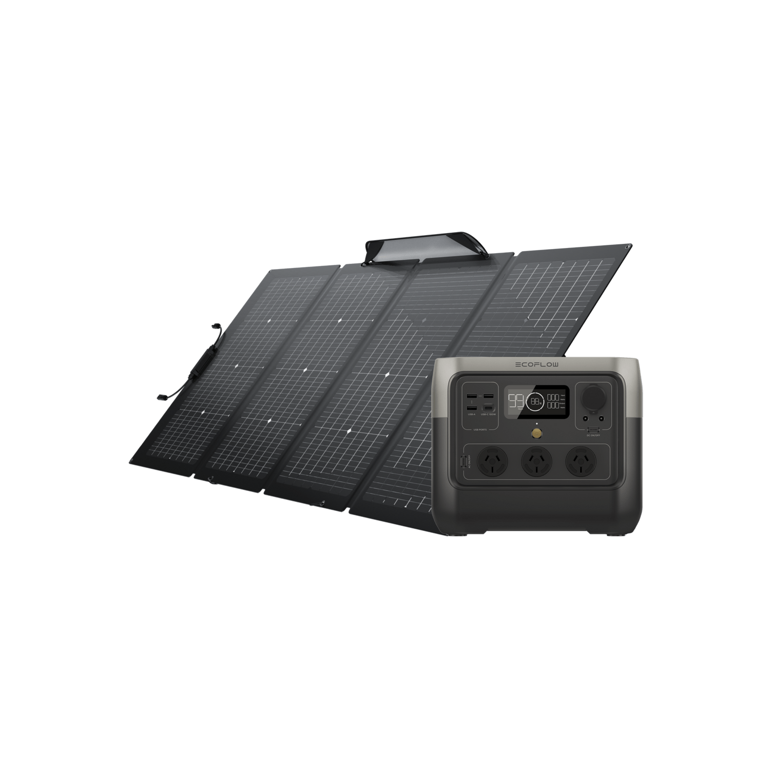 Load image into Gallery viewer, EcoFlow RIVER 2 Pro Solar Generator (PV220W)
