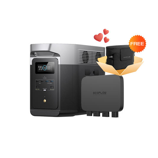 EcoFlow DELTA 2 Max (1900) + 800W Alternator Charger