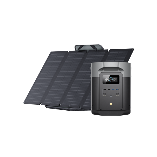 EcoFlow DELTA 2 Max Solar Generator（Single-facial PV160W）