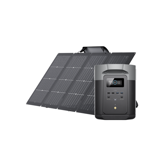 EcoFlow DELTA 2 Max Solar Generator (Bi-facial PV220W)