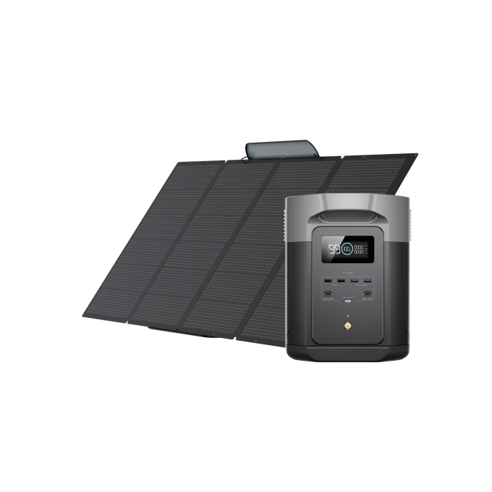 EcoFlow DELTA 2 Max (1900) Solar Generator (PV400W)