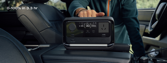EcoFlow RIVER 3 Plus car charging