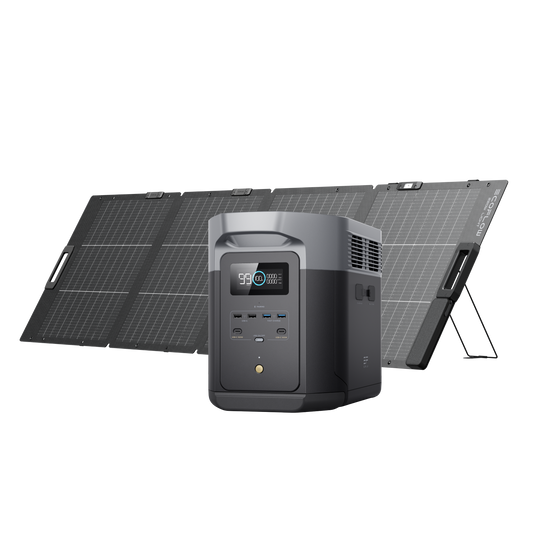 EcoFlow DELTA 2 Max (1900) Solar Generator (PV220W)
