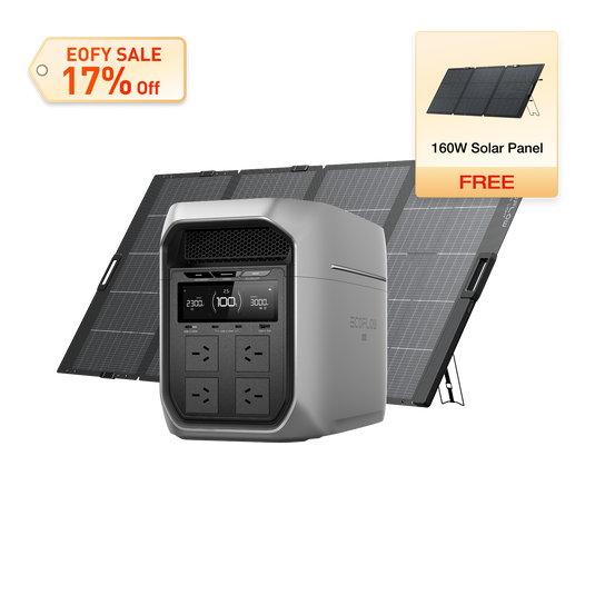 EcoFlow DELTA 3 Max Plus Solar Generator (PV400W)