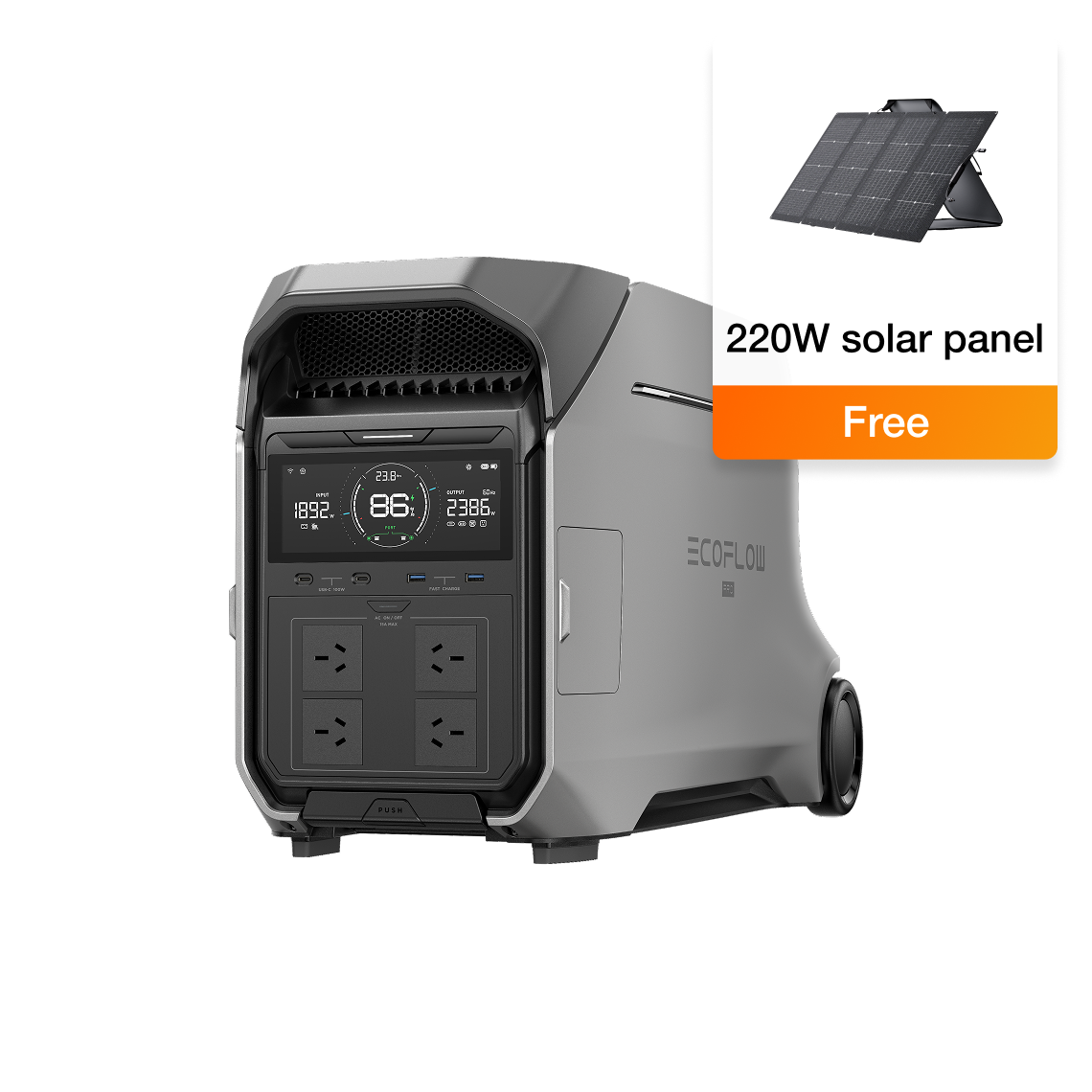 Load image into Gallery viewer, EcoFlow DELTA Pro 3 Portable Power Station

