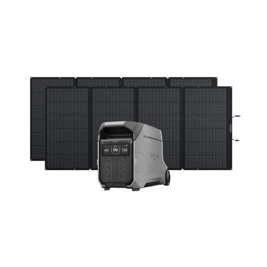 EcoFlow DELTA Pro 3 Solar Generator (PV400W)