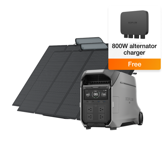 EcoFlow DELTA Pro 3 Solar Generator (PV400W)