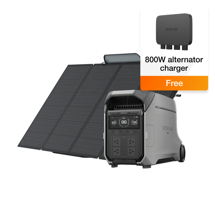 EcoFlow DELTA Pro 3 Solar Generator (PV400W)