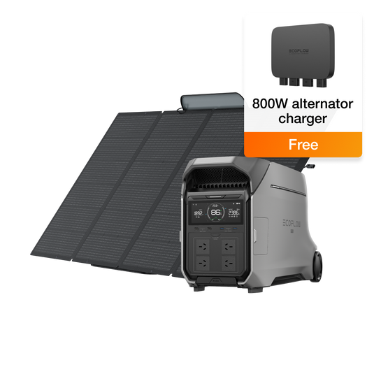 EcoFlow DELTA Pro 3 Solar Generator (PV400W)