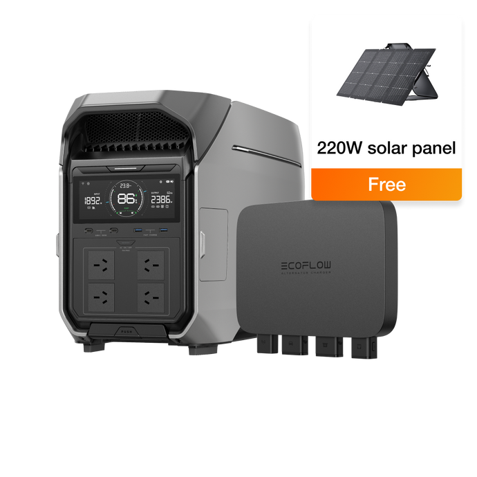 EcoFlow DELTA Pro 3 + 800W Alternator Charger