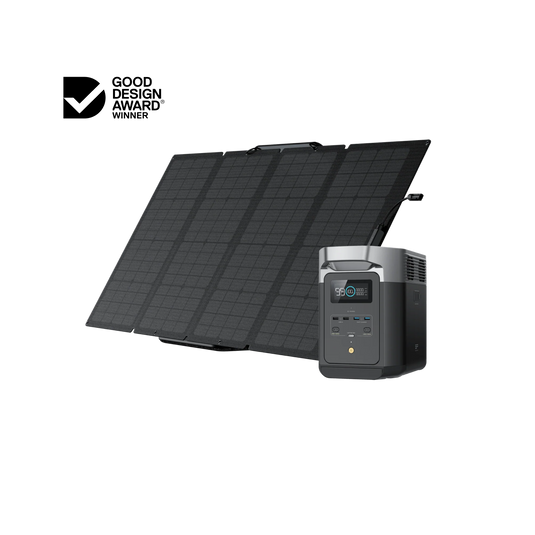 EcoFlow DELTA 2 Solar Generator (PV160W) - Get Free Bag