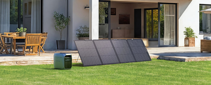 EcoFlow DELTA 3 Plus solar charging