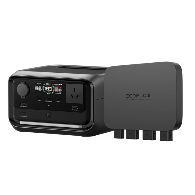 EcoFlow RIVER 3 Plus + 500W Alternator Charger