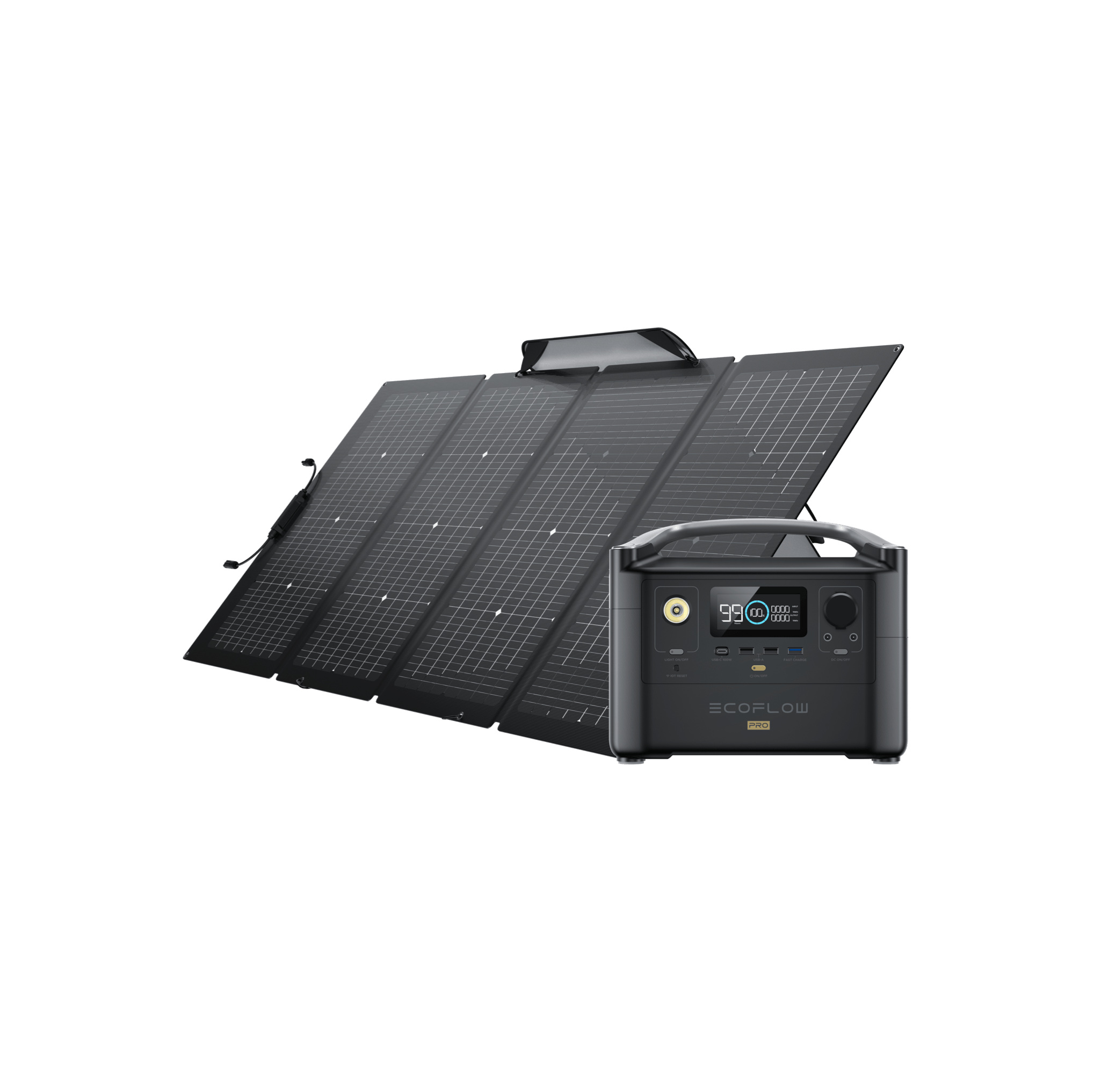 EcoFlow RIVER Pro Solar Generator（PV220W)