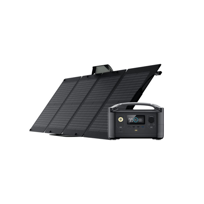 EcoFlow RIVER Solar Generator (PV110W)-Get Free Cup