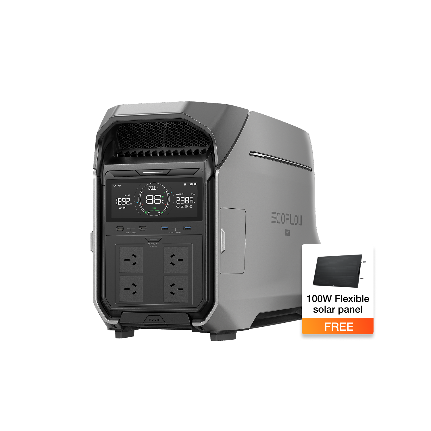 Load image into Gallery viewer, EcoFlow DELTA Pro 3 Portable Power Station
