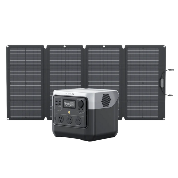 EcoFlow RIVER 2 Pro (700) Solar generator（Single- facial 160W SP）