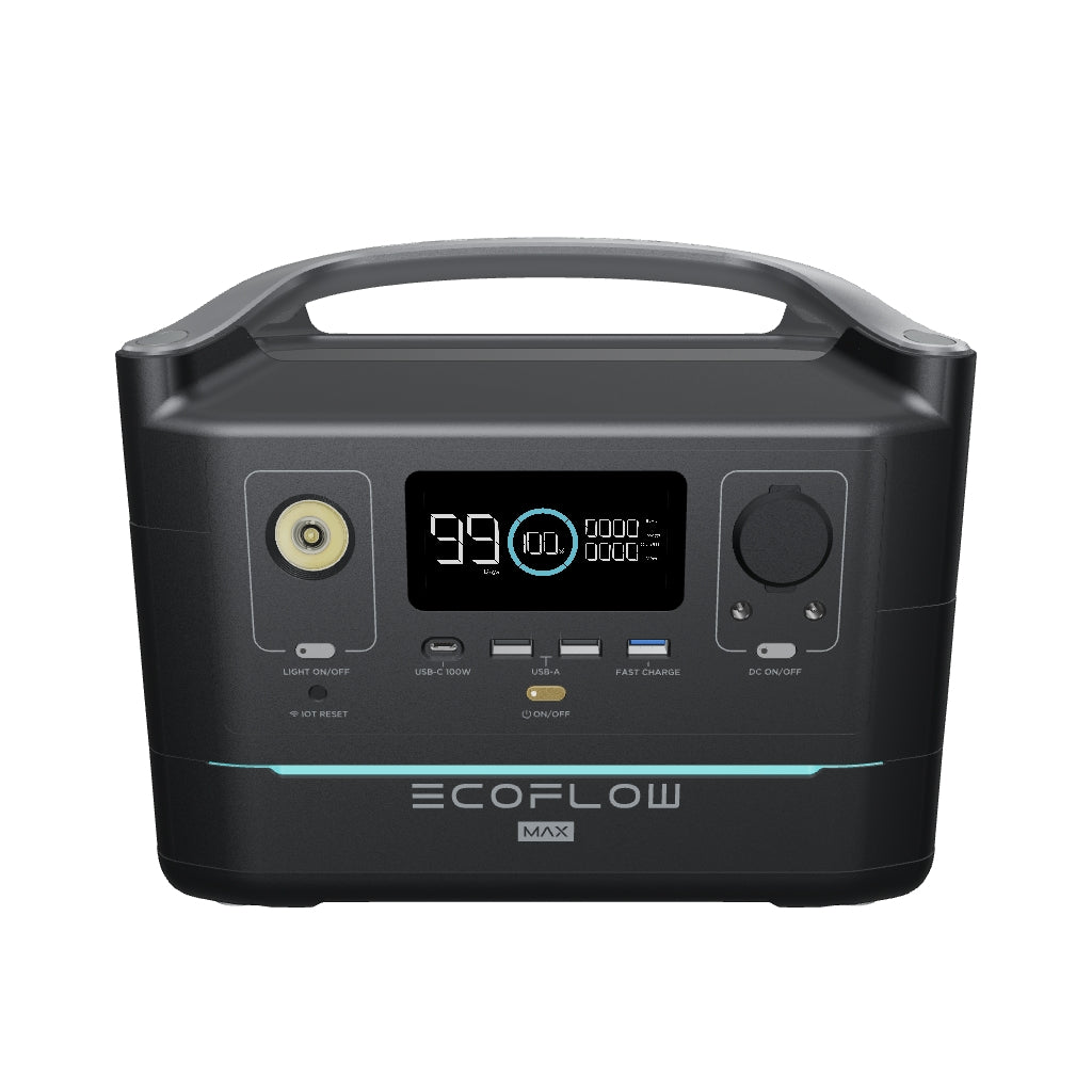 Load 3D model into Gallery viewer, EcoFlow RIVER Max Portable Power Station (Refurbished)
