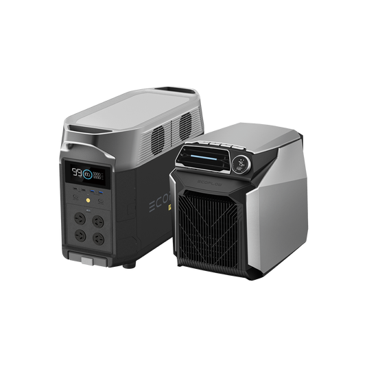 EcoFlow WAVE Portable Air Conditioner + DELTA Pro + Adapter + DM Extra Battery Cable