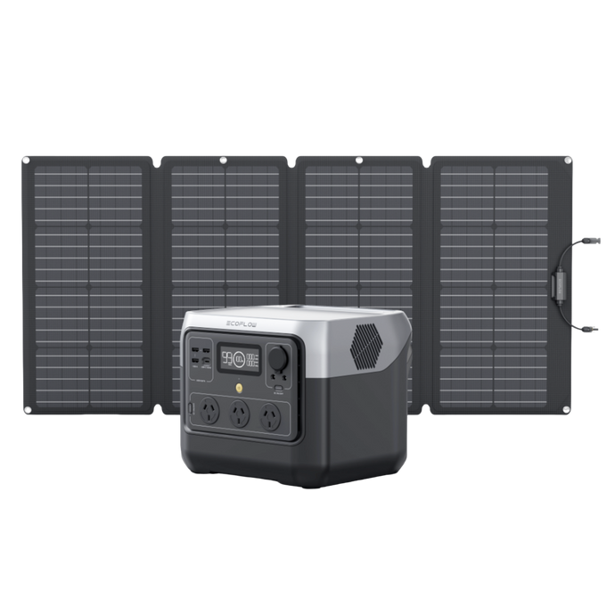 EcoFlow RIVER 2 Pro Solar Generator (Single-facial PV160W)